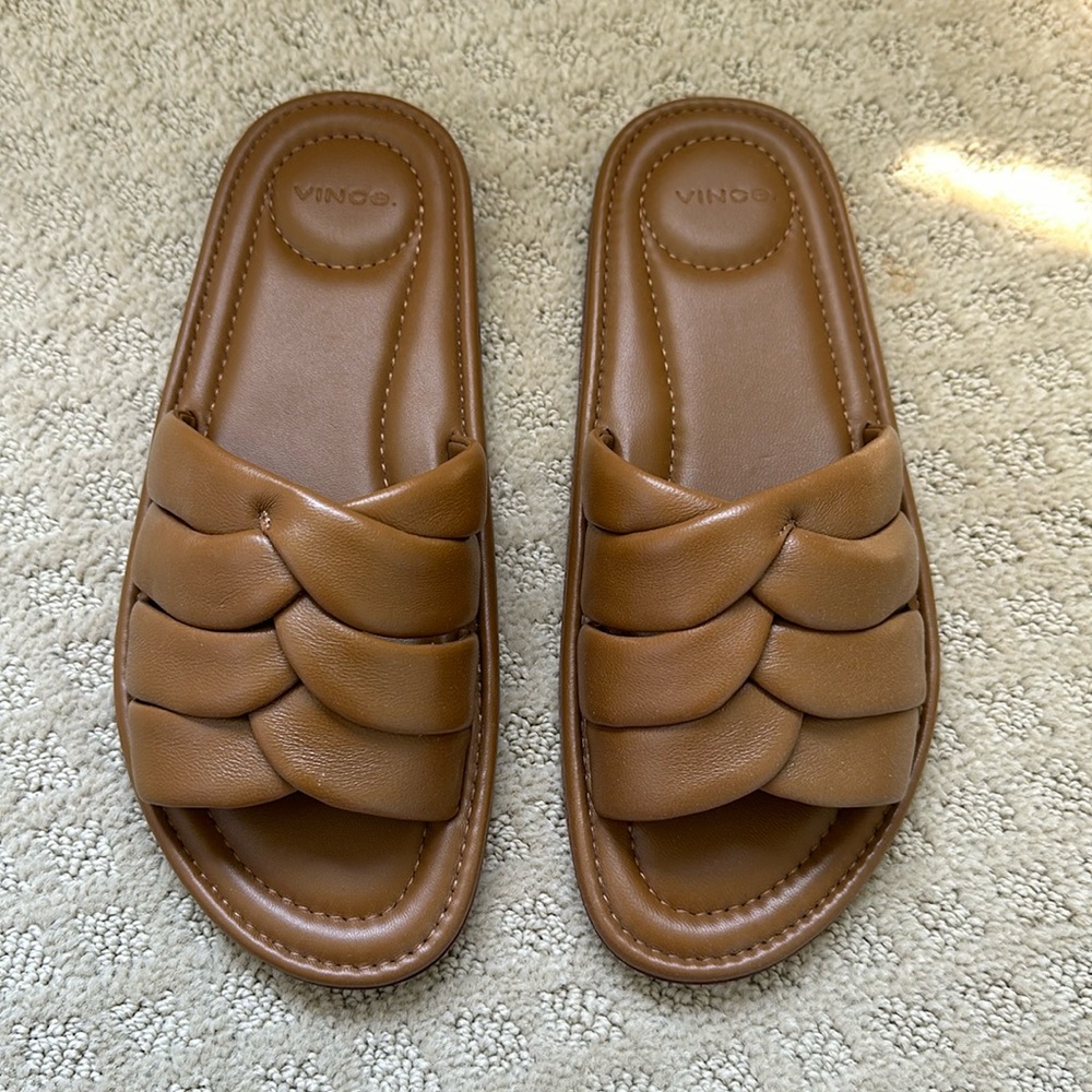 Vince Palmetta Leather Sandal - size 7